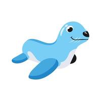 Here is a visually appealing 3d icon of seal toy vector