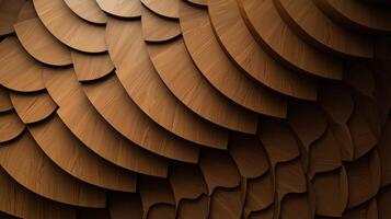 A 3d rendering of a wooden wall with many wavy lines photo