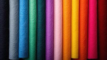 Colorful fabric in a pile photo