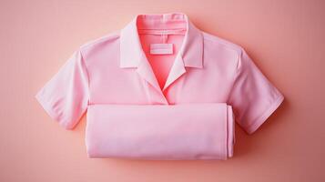 Neatly Folded Pajamas Portrait photo