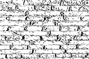 A drawing of a brick wall with a black and white image vector
