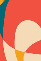 abstract background design with retro color vector