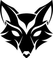 Fox Head Logo Elements for Branding vector