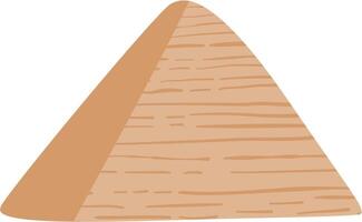 Pyramid on Desert vector