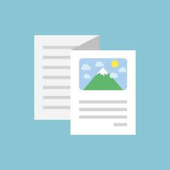 How to create a flat design for your website vector