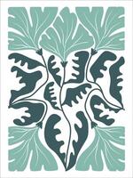 Psychedelic Floral Pattern in Abstract Form vector