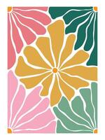 Retro Inspired Boho Florals for Sublimation Prints vector