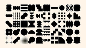 Pastel geometric elements templates. Crayon doodles, lines, shapes, and patterns for playful branding, stories, and posts vector