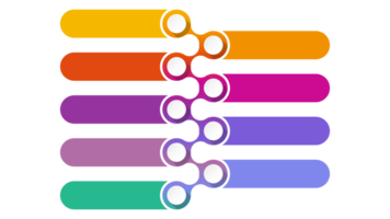 Infographic 9 option or step for presentation. png