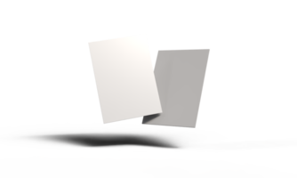 folheto página a4 papa branco cor isolar brincar esvaziar em branco livreto em branco o negócio em formação documento apresentação mostrar Folha poster bandeira objeto modelo propaganda produtos marketing venda png