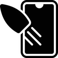 Responsive, Performance, Optimization Glyph Solid Icon vector