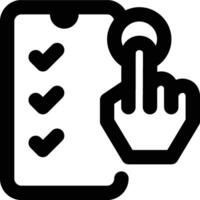 Usability Testing, Usability, Testing Outline Icon vector