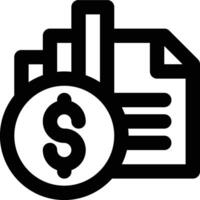 Economic Policy, Economic Data, Economic Regulation Outline Icon vector