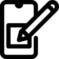Content, Mobile, App Design Outline Icon vector