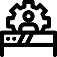 Back End, Developer, Web Developer Outline Icon vector