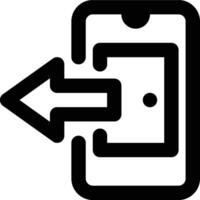 Logout, Exit, Sign Out Outline Icon vector