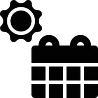 Revolution Period, Calendar, Date Glyph Solid Icon vector