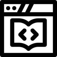 LMS, Learning Management System Outline Icon vector