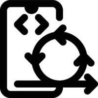 Agile Development, Agile, Iterative Outline Icon vector