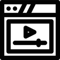Streaming, , Web Outline Icon vector