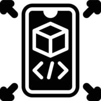 Deployment, App Deployment, Mobile Deployment Glyph Solid Icon vector