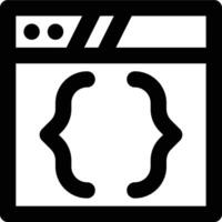 CSS, Web Design, Web Development Outline Icon vector