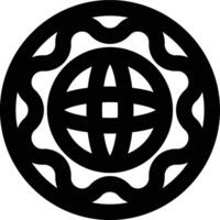 Atmosphere, Orbit, Earth Outline Icon vector