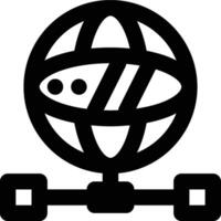 DNS, Network, Web Outline Icon vector