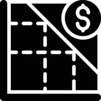 Aggregate Demand, Final Demand, Effective Demand Glyph Solid Icon vector
