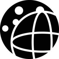 Lunar Eclipse, Moon, Eclipse Glyph Solid Icon vector