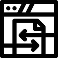 Bandwidth, Data Transfer, Data Bandwidth Outline Icon vector