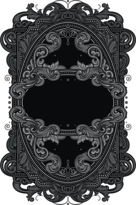 frame ornament victorian style