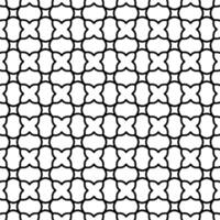 A black and white pattern with a repeating design vector
