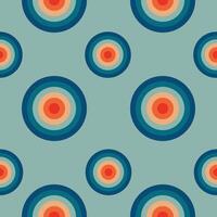 A pattern with circles on a blue background vector