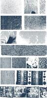 A collection of different textures and patterns vector