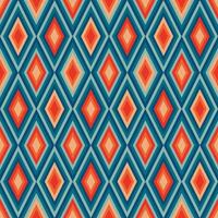 An abstract pattern with red, blue and orange squares vector