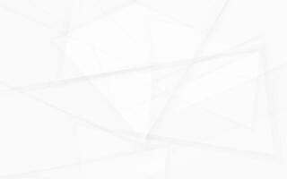 Subtle grey triangles abstract white geometric background vector