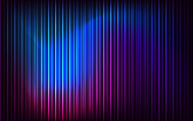 Abstract neon glowing lines background blue purple pink line magenta pattern