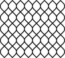 Seamless geometric lattice pattern design. vector