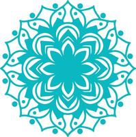 Elegant mandala floral pattern design. vector