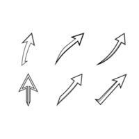 Upward Arrow Illustration for Growth and Progress vector