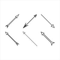 Diagonal Arrow Illustration Minimalist Directional Design for Icons and Graphics vector