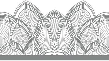 a black and white design with a large pattern vector
