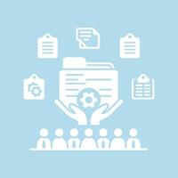 Sharing document concept background. File share logo design . vector