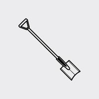 Chisel plough on white background vector