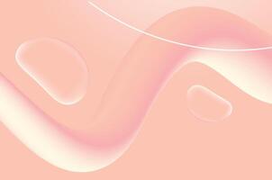 Smooth Abstrack Fluid Shape Background Color Gradient vector