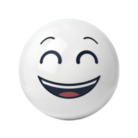 3D icon Emotion, A simple smiling face png