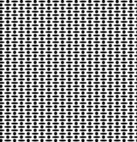 Seamless geometric pattern of black dots and ovals on a white background vector