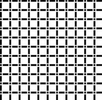 Seamless geometric texture in the form of a pattern of black squares and rectangles on a white background vector