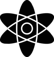 An atom symbol on a white background vector